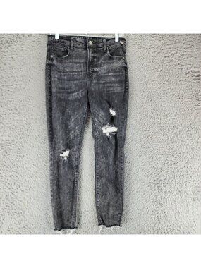 Old Navy Jeans Womens 8 Black Stretch Denim Rockstar Super Skinny